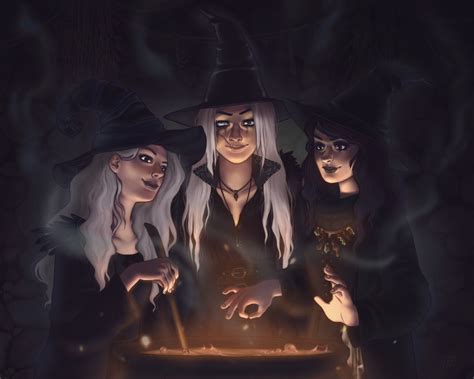 Enchanted witch artwork